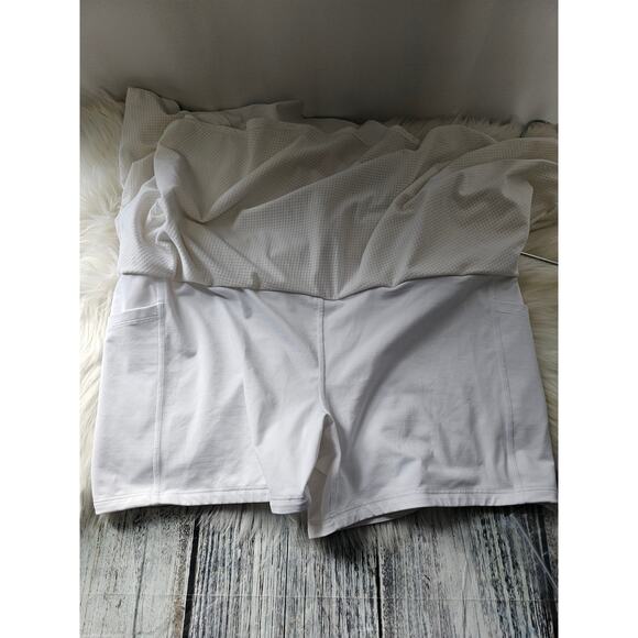 ATHLETA  Ace Mesh Skort Jupe-Short White size XL - Picture 9 of 11